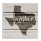 Stupell Industries Texas Rustic Typography Map Wall Plaque Art